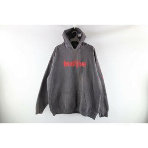 Vtg 90s Fresh Jive Skateboarding Streetwear Faded Heavyweight Hoodie Mens XL USA